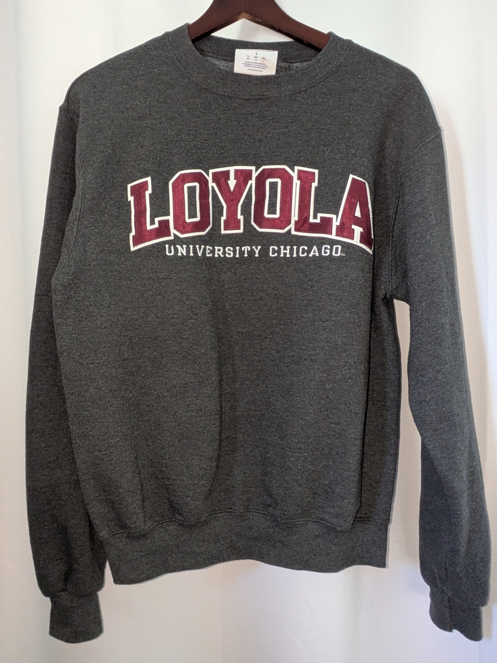 Loyola University Chicago Charcoal Crewneck Sweatshirt